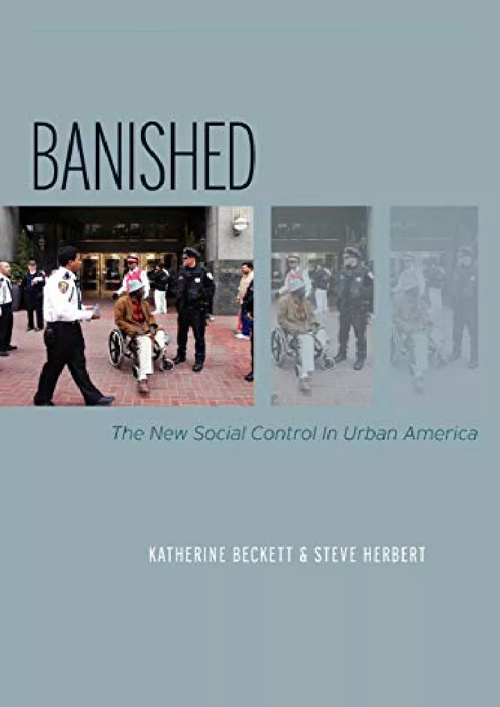 banished the new social control in urban america