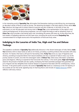 Examine This Report on Asia Tea