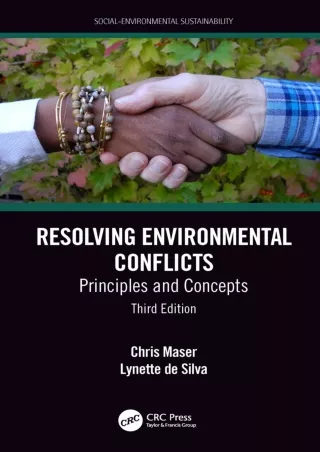 Download Book [PDF] Resolving Environmental Conflicts: Principles and Concepts, Third Edition