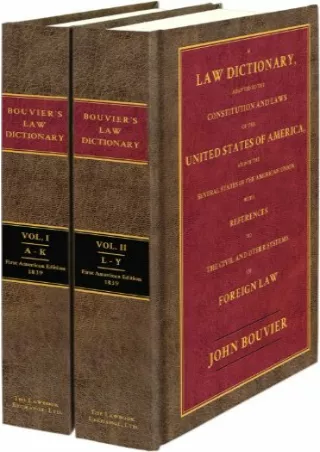 Read PDF  A Law Dictionary: Adapted to the Constitution and Laws of the United States
