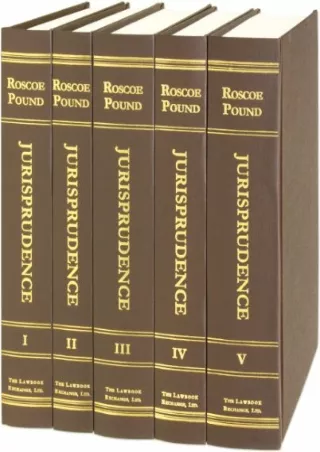 Read online  Jurisprudence. 5 Vols. Complete set.