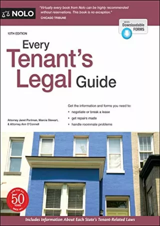 Download [PDF] Every Tenant's Legal Guide