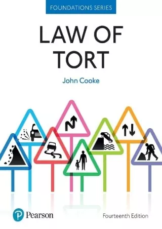 [Ebook] Law of Tort (Foundation Studies in Law Series)