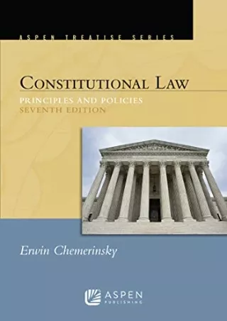 [PDF] Constitutional Law: Principles and Polices (Aspen Treatise)
