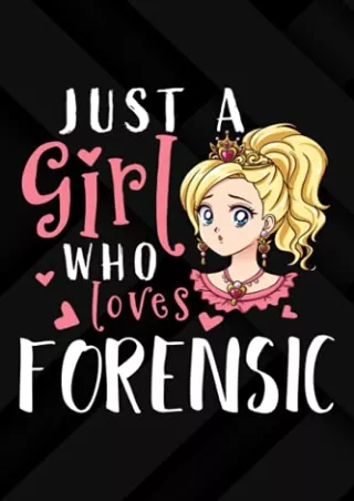 Epub Ham Radio Log Book - Womens Just A Girl Who Loves Forensic Science Criminology