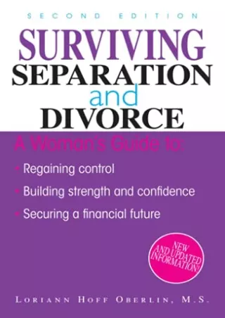 Read Ebook Pdf Surviving Separation And Divorce