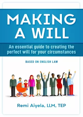 Read ebook [PDF] Making a Will: An essential guide to creating the perfect will for your