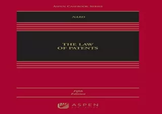 Download The Law of Patents [Connected eBook] (Aspen Casebook) Ipad