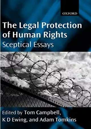 Download Book [PDF] The Legal Protection of Human Rights: Sceptical Essays