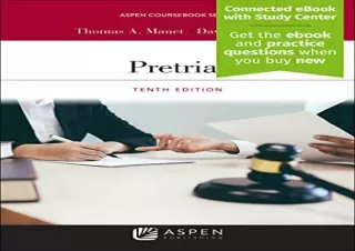 [PDF] Pretrial [Connected eBook with Study Center] (Aspen Coursebook Series) Fre