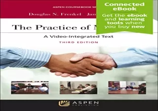 Download The Practice of Mediation: A Video-Integrated Text (Aspen Coursebook) F