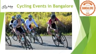 Know about Cycling Events