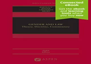 (PDF) Gender and Law: Theory, Doctrine, Commentary (Aspen Coursebook) Full