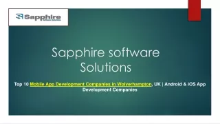 sapphire software solutions