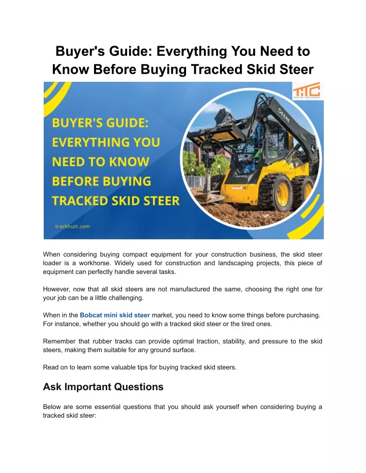 buyer s guide everything you need to know before