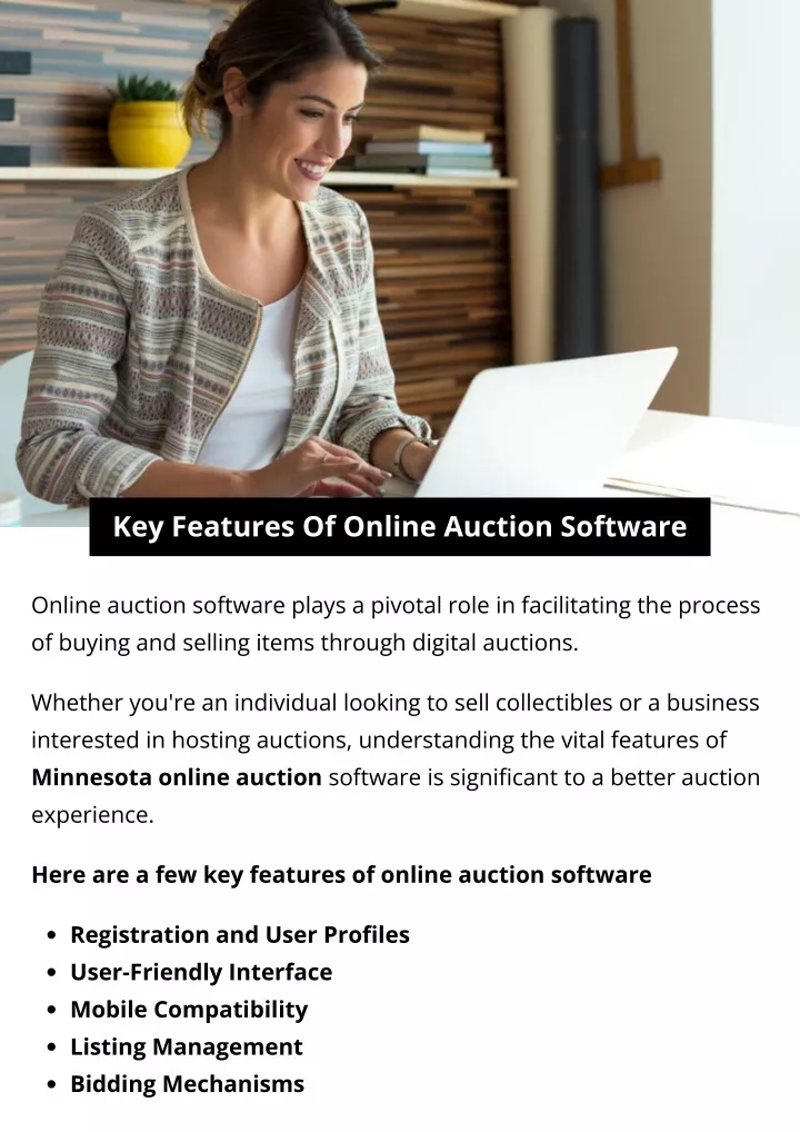 key features of online auction software