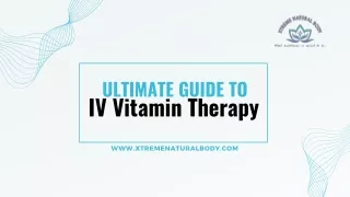 Unlocking Wellness: The Power of IV Vitamin Therapy