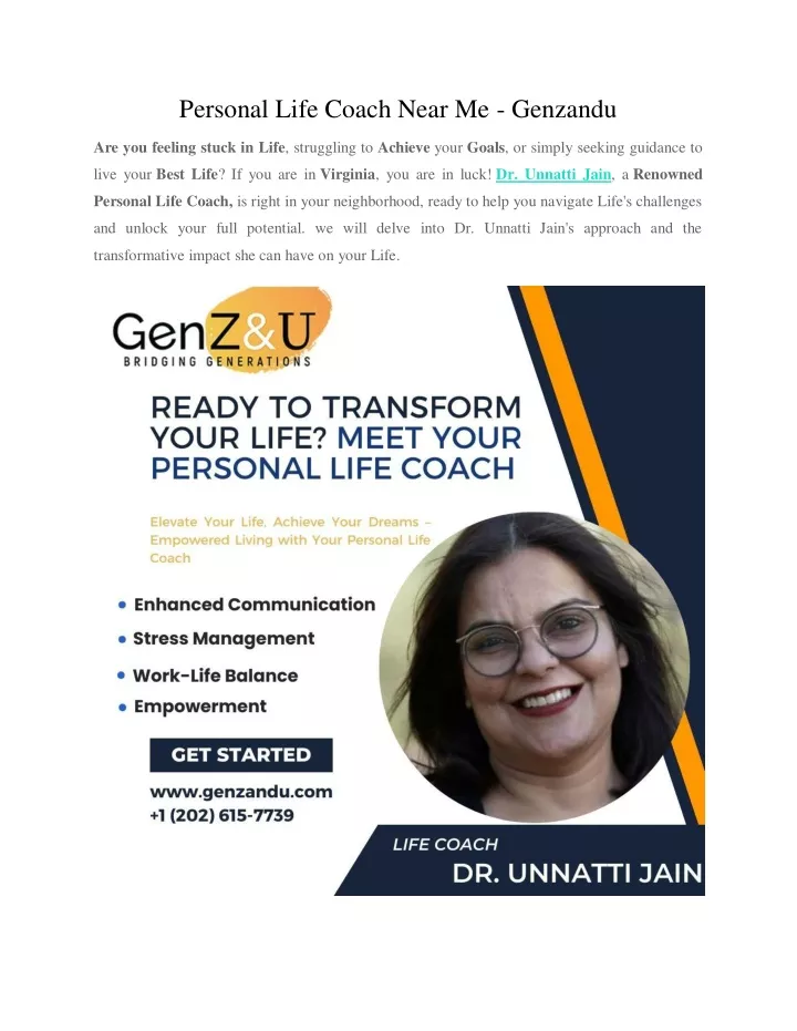 personal life coach near me genzandu