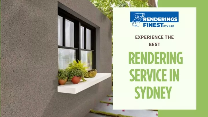 experience the best rendering service in sydney