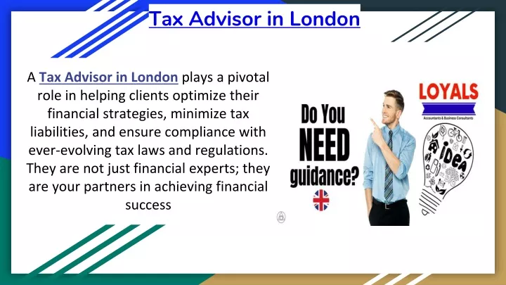 tax advisor in london