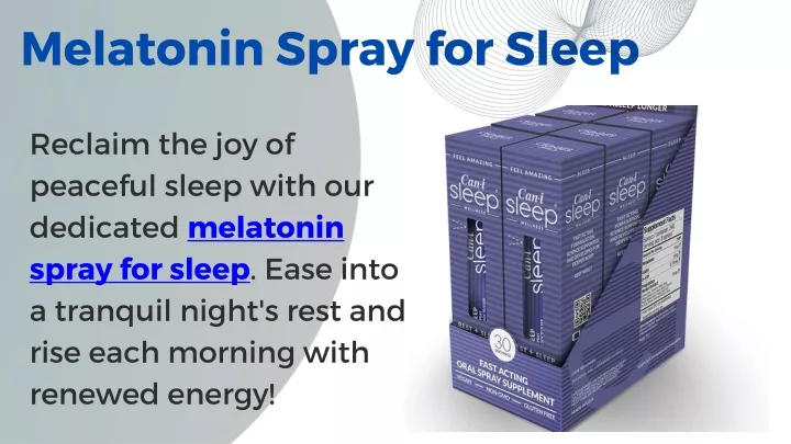 melatonin spray for sleep