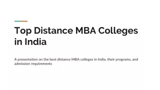 Top Distance MBA Colleges in India (1).....