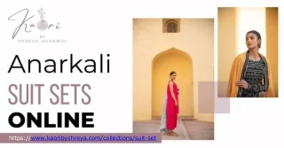 Online Shopping Extravaganza: Anarkali Suit Sets Galore