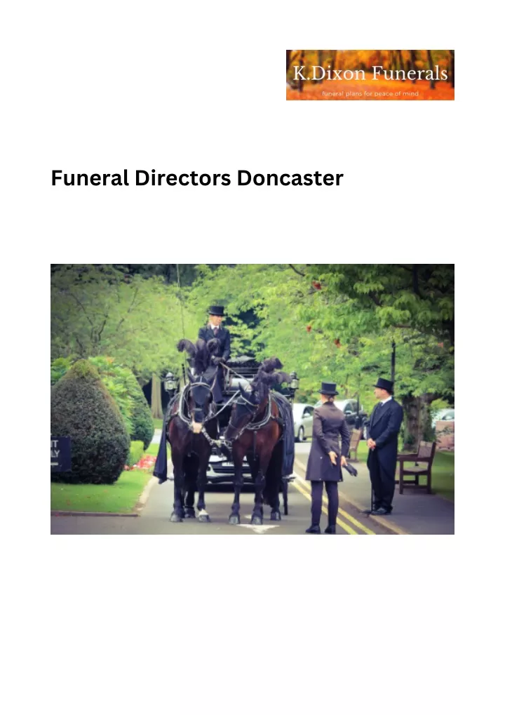 funeral directors doncaster