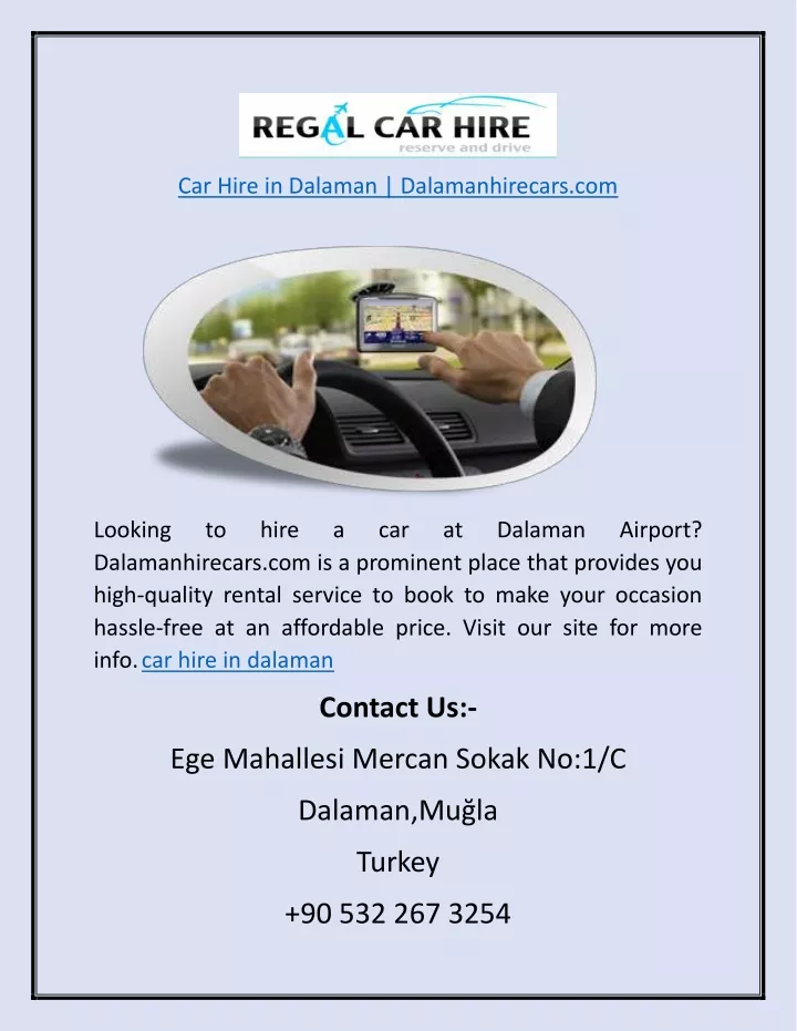 car hire in dalaman dalamanhirecars com