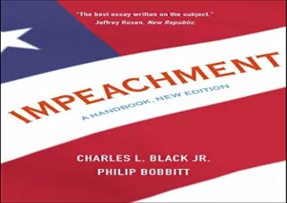 (PDF) Impeachment: A Handbook Kindle