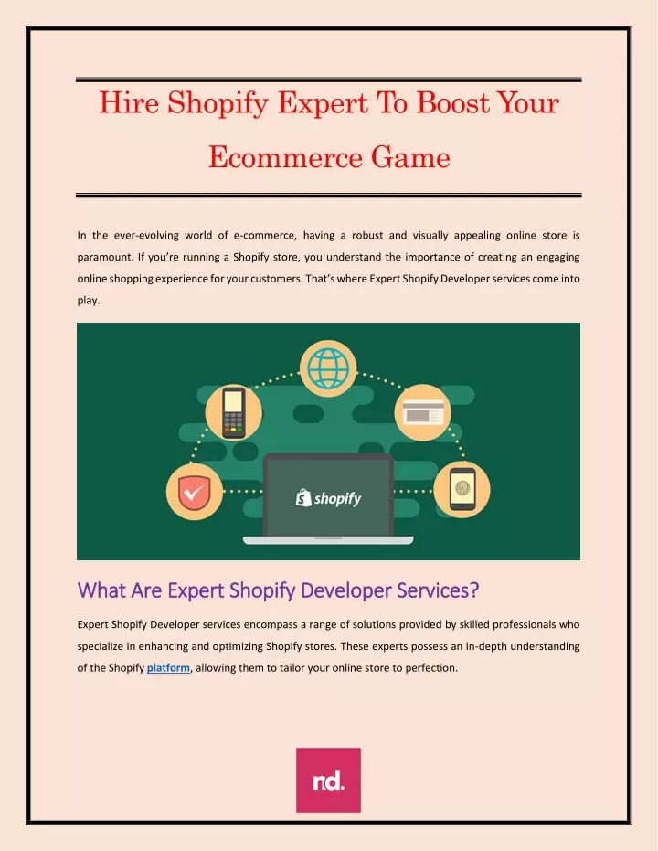 hire shopify expert to boost your