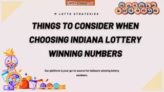 Indiana Lottery Winning Numbers