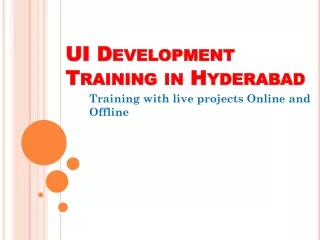 ui development training in hyderabad