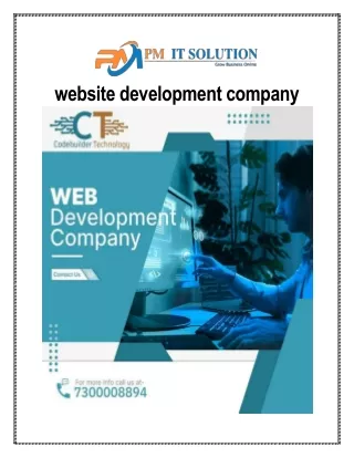 website development company
