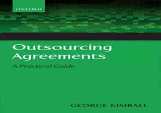 PDF Outsourcing Agreements: A Practical Guide Ipad