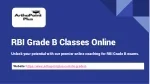 RBI Grade B Classes Online - slide 1