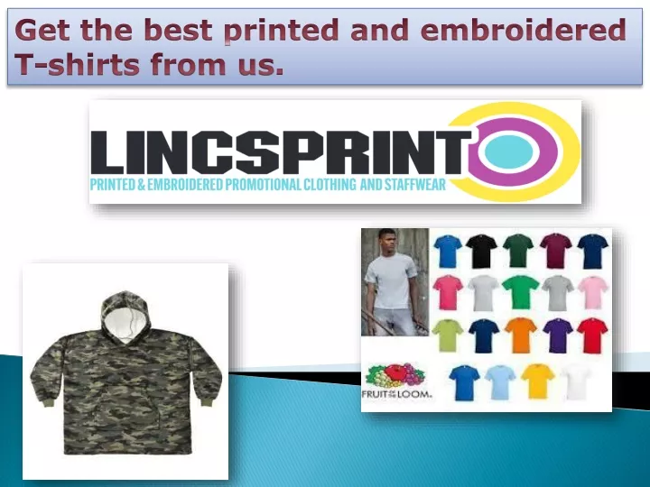 get the best printed and embroidered t shirts