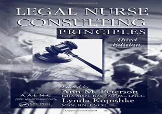 Download Legal Nurse Consulting Principles, 3rd Edition Full