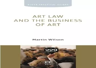 (PDF) Art Law and the Business of Art (Elgar Practical Guides) Full