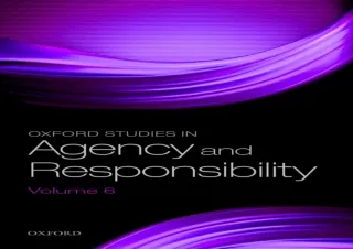 (PDF) Oxford Studies in Agency and Responsibility Volume 6 Ipad