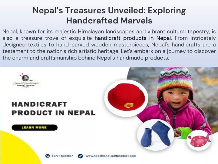 nepal s treasures unveiled exploring handcrafted
