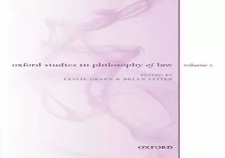 [PDF] Oxford Studies in Philosophy of Law: Volume 2 Free