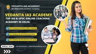 Top IAS & UPSC Online Coaching Academy in Delhi.