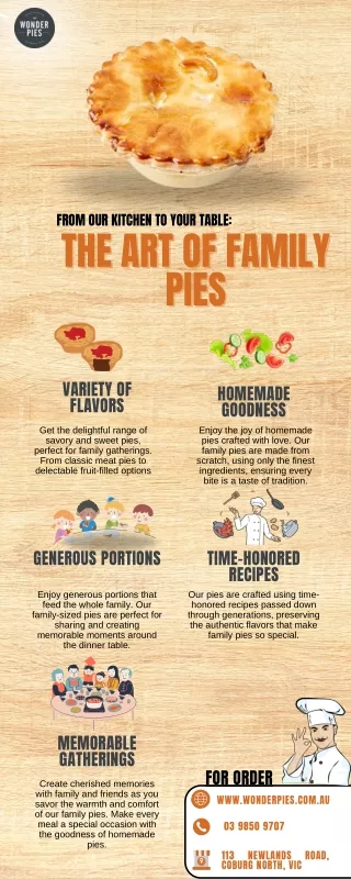 From Our Kitchen to Your Table The Art of Family Pies