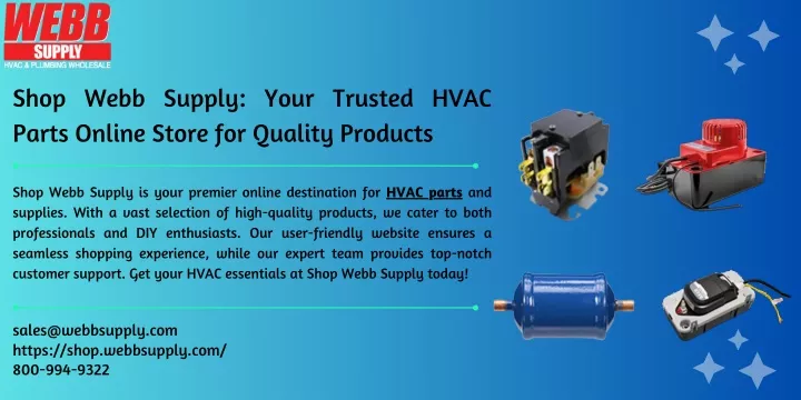 shop webb supply your trusted hvac parts online