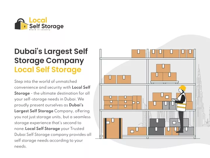 dubai s largest self storage company local self