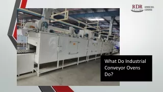 What Do Industrial Conveyor Ovens Do