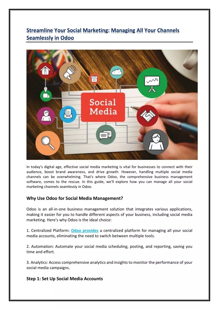 streamline your social marketing managing