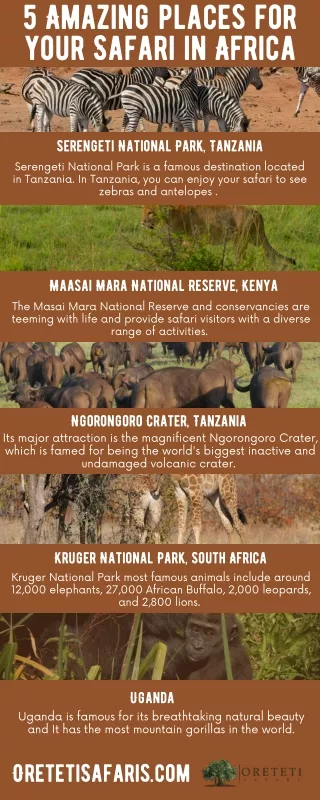 Luxury Africa Safaris - Oreteti Safaris