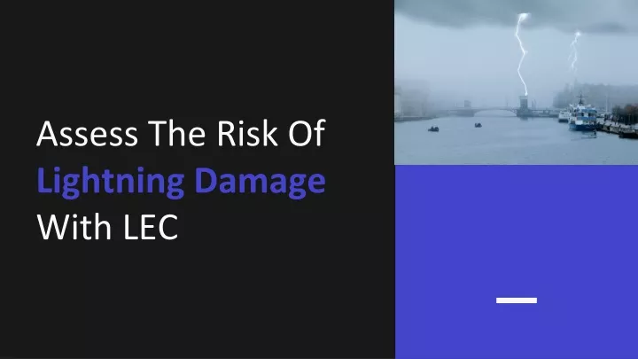 assess the risk of lightning damage with lec